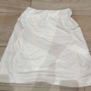 Chic White A-Line Women's Skirt